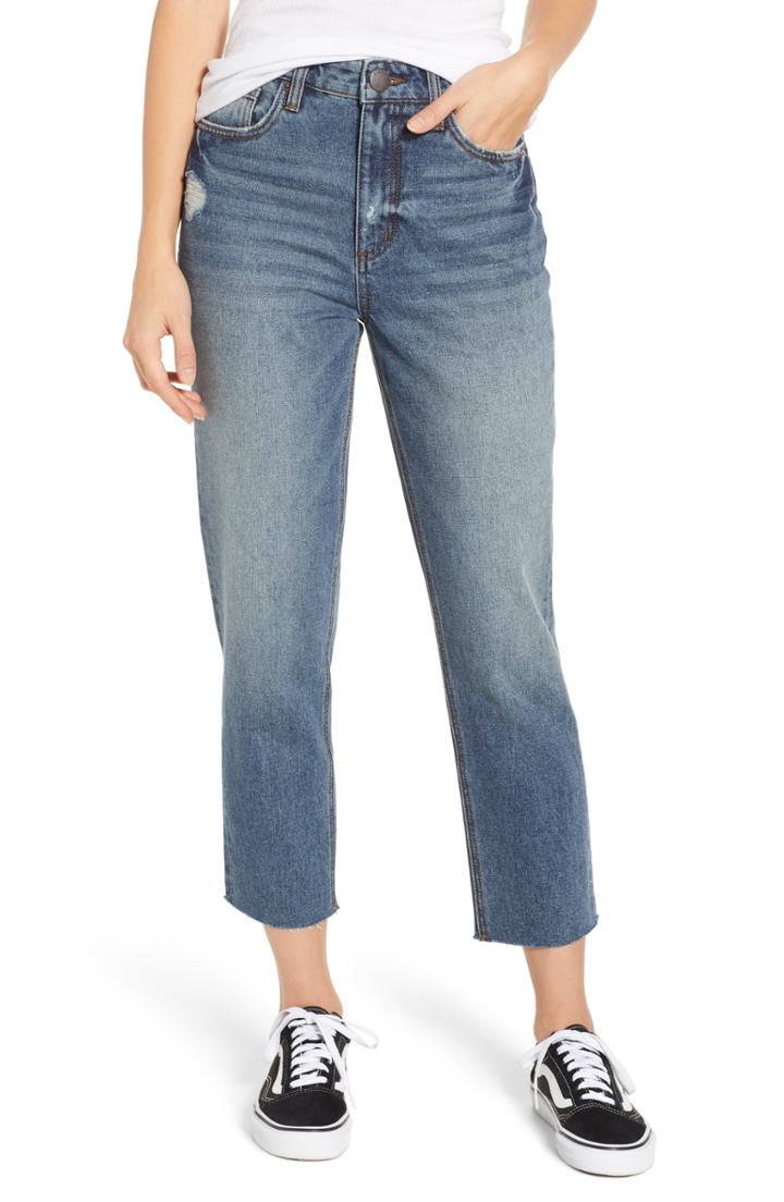 Women's Sts Blue Alicia Crop Mom Jeans - Blue