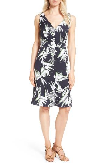 Women's Classiques Entier Paradise Print Stretch Silk Dress