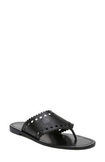 Women's Diane Von Furstenberg Ekati Thong Sandal M - Black