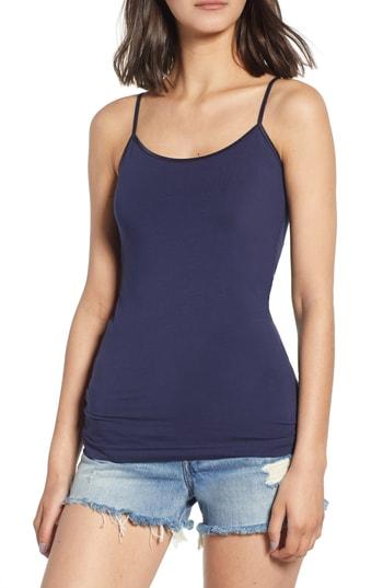 Junior Women's Bp. Stretch Camisole, Size - Blue