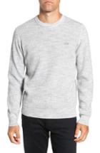 Men's Lacoste Thermal Knit Sweater (s) - Grey