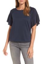 Women's Caslon Ruffle Sleeve Sweatshirt - Blue