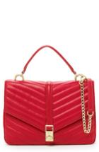 Botkier Dakota Quilted Leather Top Handle Bag - Red
