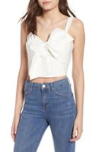 Women's Leith Twisted Sculpture Crop Top - Ivory