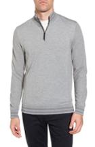 Men's Ted Baker London Uthink Trim Fit Quarter Zip Pullover (s) - Red