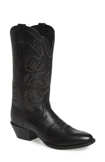 Women's Ariat Heritage Western R-toe Boot .5 M - Red