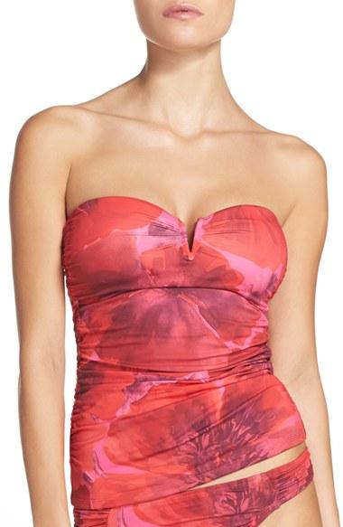 Women's Tommy Bahama Poppy Red Tankini Top
