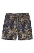 Men's Treasure & Bond E-waist Print Utility Shorts