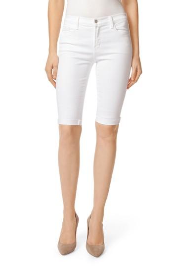 Women's J Brand 811 Skinny Bermuda Shorts - White