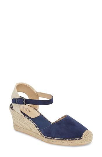 Women's Botkier Elia Espadrille Wedge Sandal .5 M - Blue