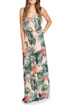 Women's Show Me Your Mumu Kendall Soft V-back A-line Gown - Green