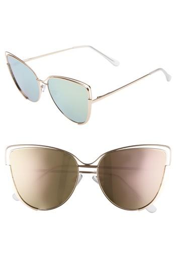 Women's Leith Futuristic Cat Eye Sunglasses - Gold