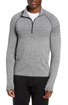 Men's Rhone Seamless Quarter Zip Pullover - Black