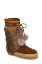 Women's See By Chloe Oxana Genuine Rabbit Fur Boot Us / 36eu - Brown