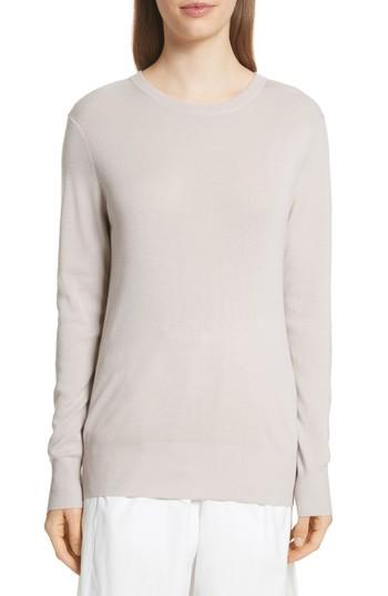 Women's Vince Slit Back Sweater - Beige