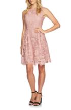 Women's Cece Claiborne Lace A-line Dress - Pink