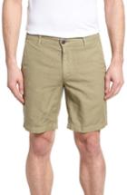 Men's Ag Wanderer Slim Fit Cotton & Linen Shorts - Green
