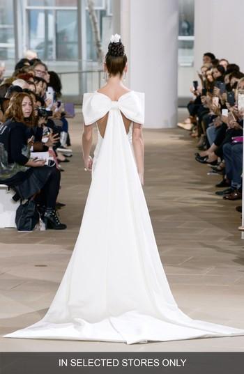 Women's Ines Di Santo Promise Silk Satin Gown, Size - Ivory
