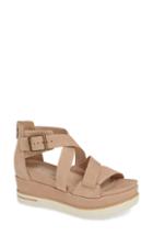 Women's Eileen Fisher Boost Wedge Sandal M - Beige