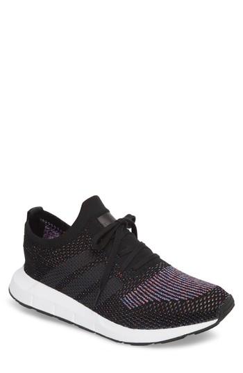 Men's Adidas Swift Run Primeknit Training Shoe .5 M - Black