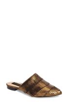 Women's Donna Karan Paisley Fringe Mule M - Metallic