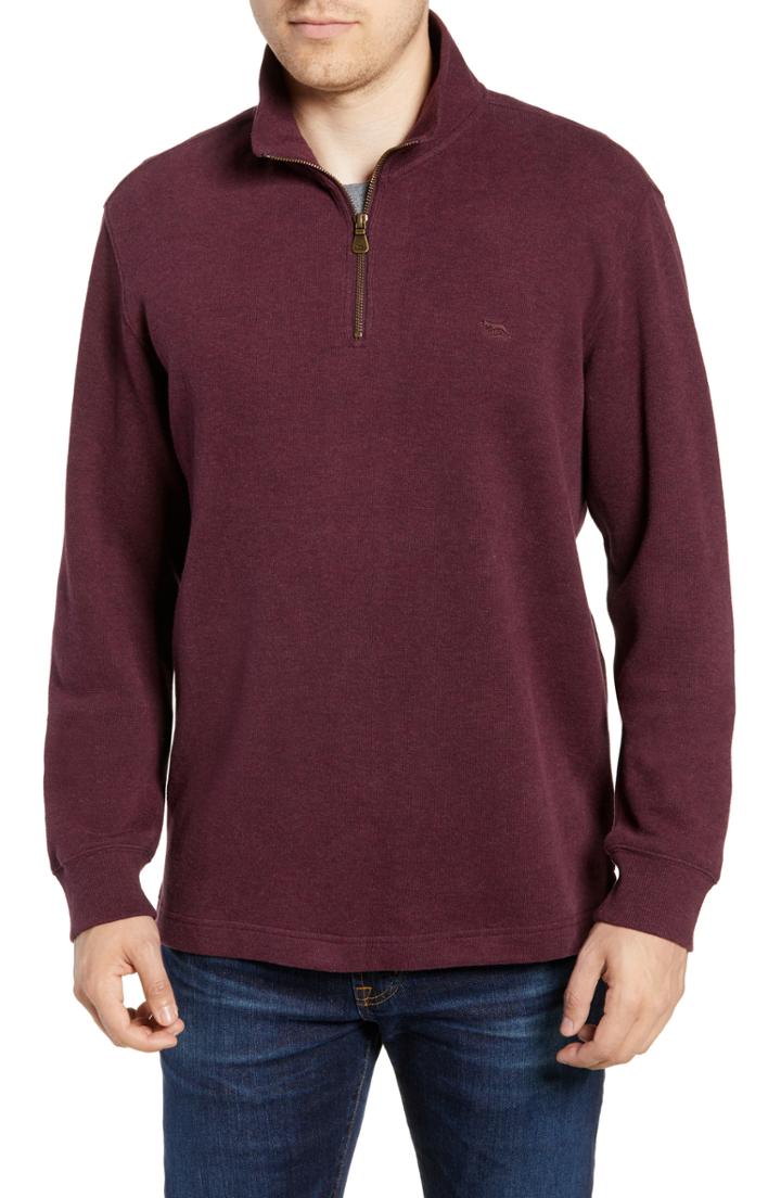 Men's Rodd & Gunn Alton Ave Regular Fit Pullover Sweatshirt - Burgundy