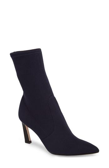 Women's Stuart Weitzman Rapture 75 Bootie .5 M - Blue