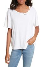 Women's Frame Chopped Crew Tee - White