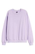 Women's Topshop Boutique Oversize Sweatshirt Us (fits Like 0-2) - Purple