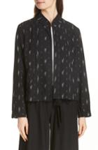 Women's Eileen Fisher Organic Cotton Jacket, Size - Black