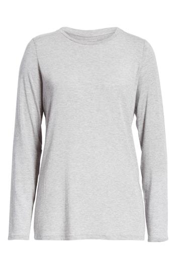 Women's Eileen Fisher Tencel Lyocell Blend Top - Grey