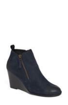 Women's Caslon Wesley Wedge Bootie M - Blue