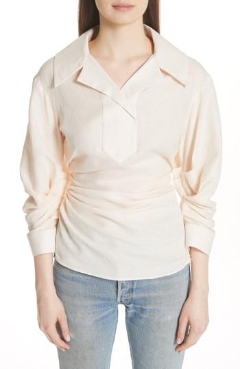 Women's Jacquemus La Chemise Maceio Shirt Us / 34 Fr - Beige