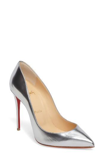 Women's Christian Louboutin Pigalle Follies Pump .5us / 36.5eu - Metallic