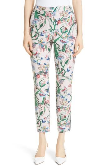 Women's Ted Baker London Tachi Jungle Print Trousers - Pink