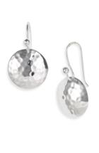 Women's Ippolita Diamond & Hammered Dome Earrings