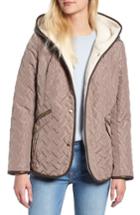 Women's Cole Haan Signature Quilted Jacket - Beige