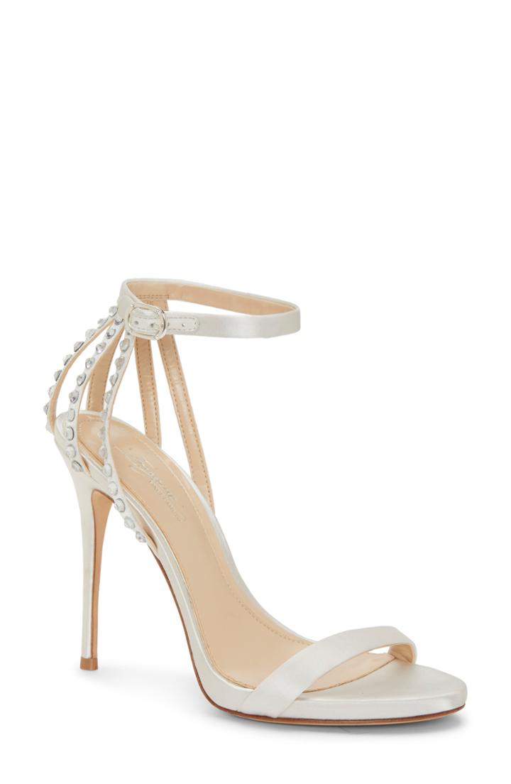 Women's Imagine By Vince Camuto Daphee Crystal Embellished Sandal M - Ivory