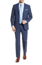 Men's Hart Schaffner Marx New York Classic Fit Plaid Wool Blend Suit