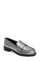 Women's Marc Fisher D Vero Penny Loafer, Size 5.5 M - Grey