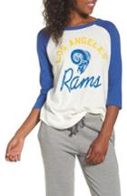 Women's Junk Food Nfl Los Angeles Rams Raglan Tee, Size - White