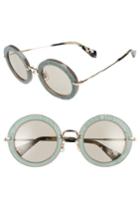 Women's Miu Miu 48mm Round Sunglasses -