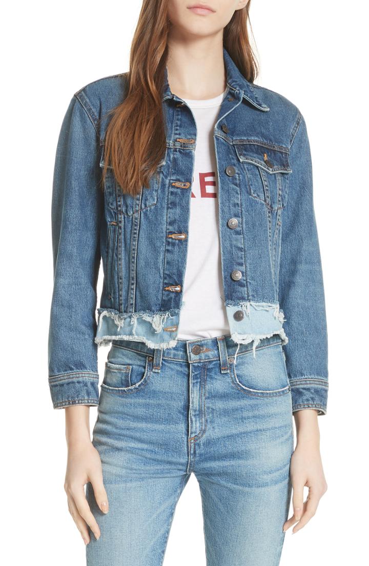 Women's Veronica Beard Marianne Denim Jacket