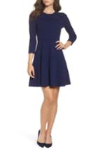 Women's Eliza J Fit & Flare Sweater Dress - Blue