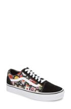 Women's Vans Ua Old Skool Lux Floral Sneaker M - Black