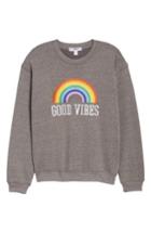 Women's Sub Urban Riot Good Vibes Rainbow Sweatshirt