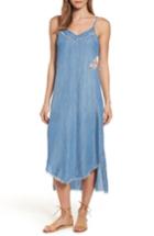 Women's Billy T Embroidered Chambray Slipdress - Blue
