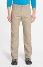 Men's Prana 'bronson' Straight Leg Stretch Canvas Pants X 34 - Beige