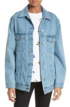 Women's Etre Cecile Venice Peaches Oversize Denim Jacket