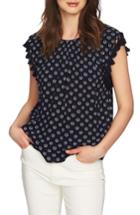 Women's 1.state Gathered Neck Blouse, Size - Blue